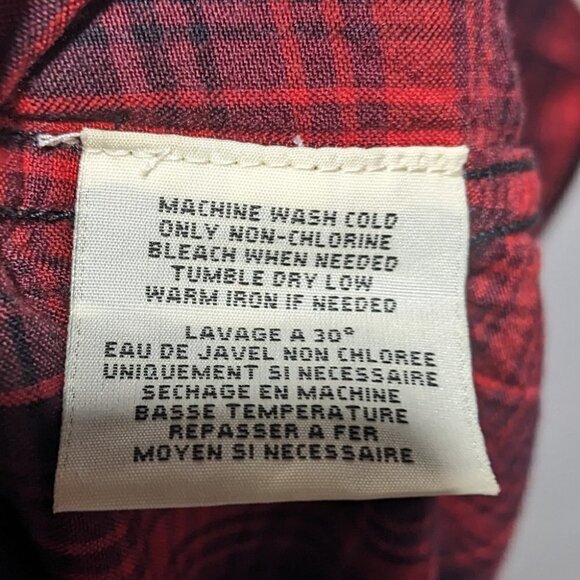 Rl Denim & Supply | Button Down tunic in red plaid - Picture 8 of 9